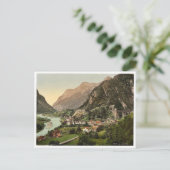 Amsteg, von der Bahn, St. Gotthardbahn, Sw Postkarte (Stehend Vorderseite)