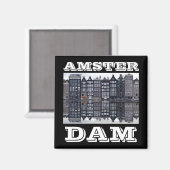 Amster Dam Magnet (Vorderseite/Rückseite)
