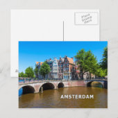 Amsterdam 002D Postkarte (Vorne/Hinten)