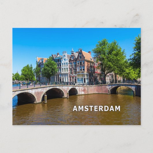 Amsterdam 002D Postkarte (Vorderseite)