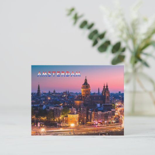 Amsterdam 003B Postkarte (Stehend Vorderseite)