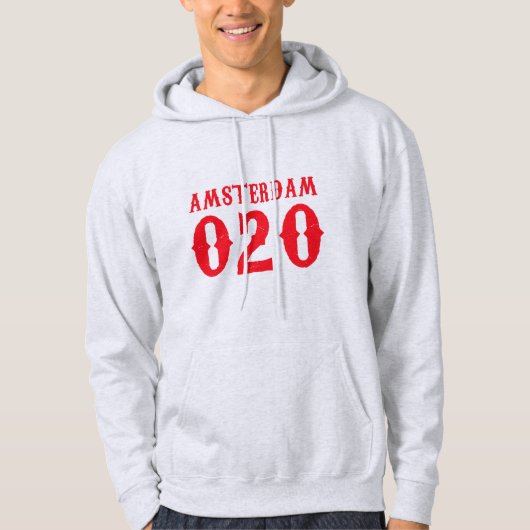 Amsterdam 020 hoodie (Vorderseite)