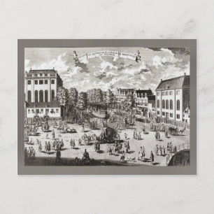Amsterdam, 19. Jahrhundert, Portugiesische Synagog Postkarte