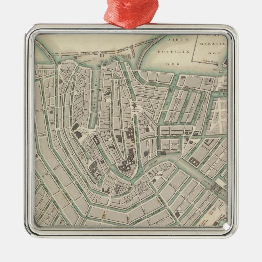 Amsterdam 2 ornament aus metall (Vorne)