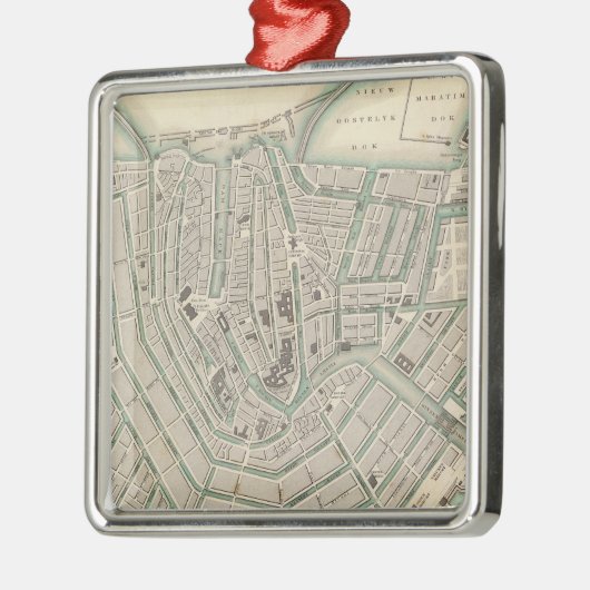 Amsterdam 2 ornament aus metall (Links)