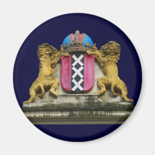 Amsterdam-Andenken-Wappen Kühlschrankmagnet