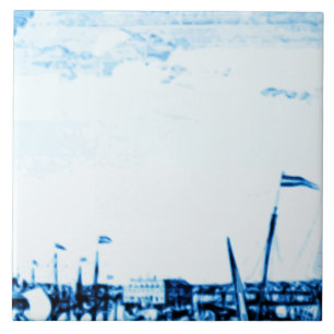 Amsterdam-Antike versendet Delftware Vintagen Fliese