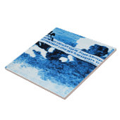 Amsterdam-Antike versendet Delftware Vintagen Fliese (Seite)