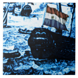 Amsterdam-Antike versendet Delftware Vintagen Fliese