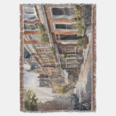 Amsterdam Aquarellmalerei Decke (Vorderseite Vertikal)