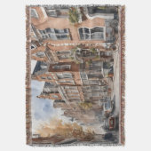 Amsterdam Aquarellmalerei Decke (Vorderseite Vertikal)