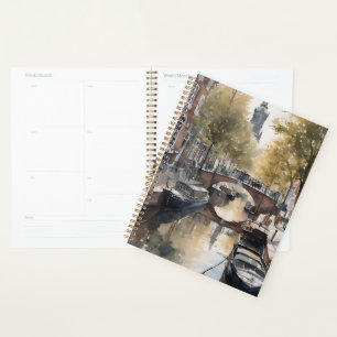 Amsterdam Aquarellmalerei Planer