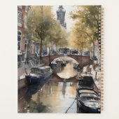 Amsterdam Aquarellmalerei Planer (Rückseite)