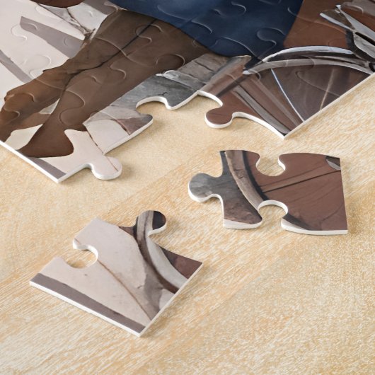 Amsterdam Aquarellmalerei Puzzle (Seite)