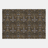 Amsterdam Art Deco | Kanalhäuser & Windmühlen Geschenkpapier Set (Vorderseite 3)