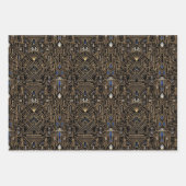 Amsterdam Art Deco | Kanalhäuser & Windmühlen Geschenkpapier Set (Vorderseite 2)