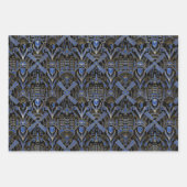 Amsterdam Art Deco | Kanalhäuser & Windmühlen Geschenkpapier Set (Vorderseite)