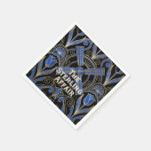 Amsterdam Art Deco | Windmühlen Benutzerdefinierte Serviette (Ecke)