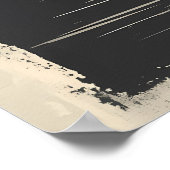 Amsterdam at Dusk - Minimalistische Canal Reflekti Poster (Ecke)