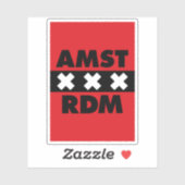 Amsterdam Aufkleber (Blatt)