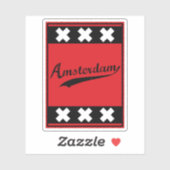 Amsterdam Aufkleber (Blatt)