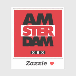 Amsterdam Aufkleber