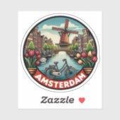 Amsterdam Aufkleber (Blatt)