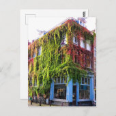 Amsterdam Autumn Vines Architecture Postkarte (Vorne/Hinten)