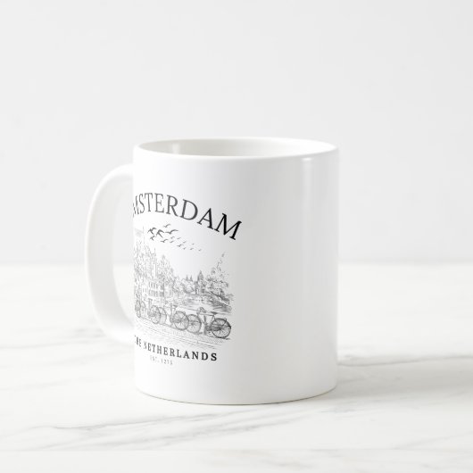 Amsterdam Beautiful Landscape Kaffeetasse (Vorderseite Links)