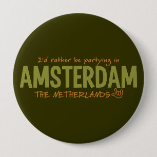 AMSTERDAM, benutzerdefinierte Farbtaste, riesige Button