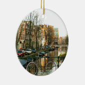 Amsterdam Bicicle Keramik Ornament (Rechts)
