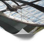 Amsterdam Bicycles Poster (Ecke)