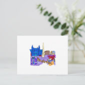 Amsterdam blue city image.png postkarte (Stehend Vorderseite)