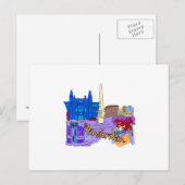 Amsterdam blue city image.png postkarte (Vorne/Hinten)