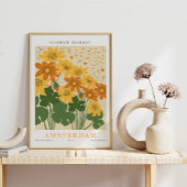 Amsterdam Blumenmarkt Botanisch Poster