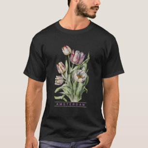 Amsterdam Botanische Tulpenblume Suchen T-Shirt