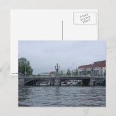 Amsterdam Bridge Foto Postcard Postkarte (Vorne/Hinten)