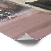 Amsterdam Bridge und Canal Houses Feine Kunst Poster (Ecke)