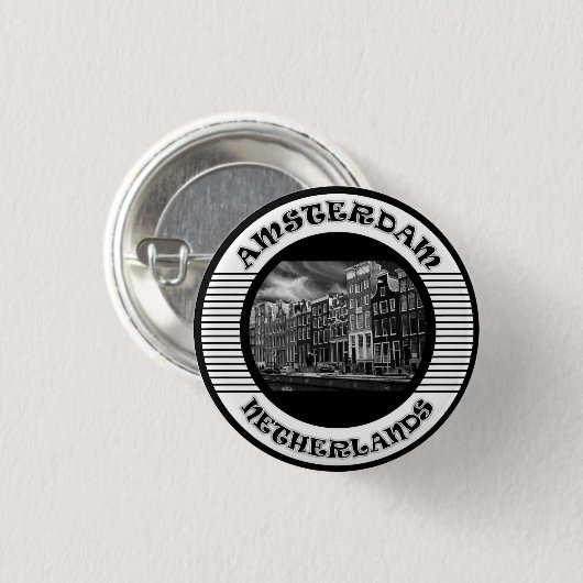 amsterdam button (Vorne & Hinten)