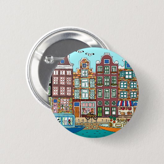 Amsterdam Button (Vorne & Hinten)
