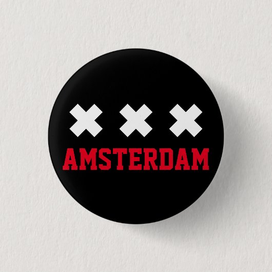 Amsterdam Button (Vorderseite)