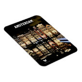 Amsterdam by night - Kühlschrankmagnet Magnet (Rechte Seite)