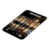 Amsterdam by night - Kühlschrankmagnet Magnet (Linke Seite)