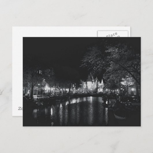Amsterdam by Night Postkarte (Vorne/Hinten)