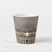 Amsterdam, Canal & Bridge Latte Tasse (Vorderseite)