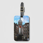 Amsterdam Canal De Wallen Foto Gepäckanhänger (Vorderseite Vertikal)