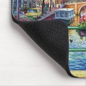 Amsterdam Canal Fine Art Mousepad (Ecke)