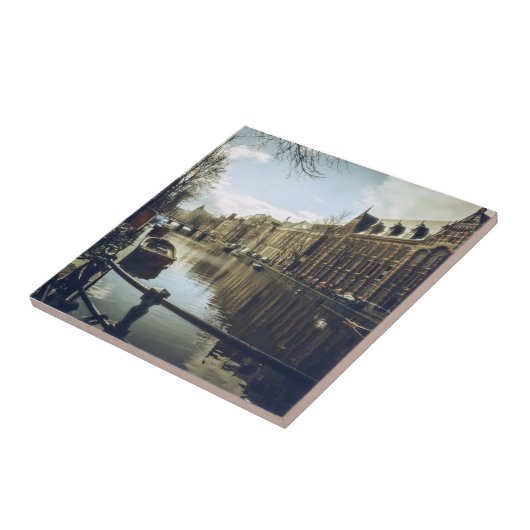 Amsterdam Canal Fliese (Seite)