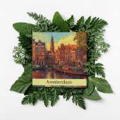 Amsterdam Canal House van Gogh Stil, anpassbar
