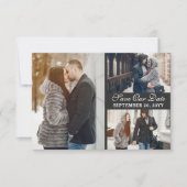 Amsterdam Canal Houses Dutch Save the Date Card Einladung (Vorderseite)